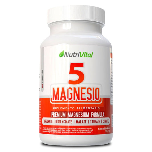 Penta 5 Magnesio 60 Cápsulas Nutrivital