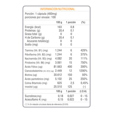 Complejo B 100 Caps Nutrivital