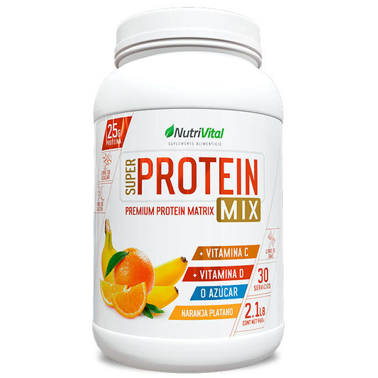 Super Protein Mix 2.1 Lbs 30 Serv Nutrivital
