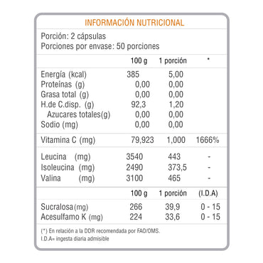 Vitamina C 1000 Mg 100 Caps Nutrivital